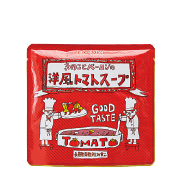 きのことベーコンの洋風トマトスープ